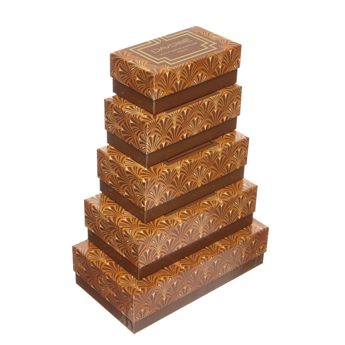 Dbb1801 - Balloboite Art Déco - Boîte cadeau alimentaire - Davoise - 136x75x50mm_1