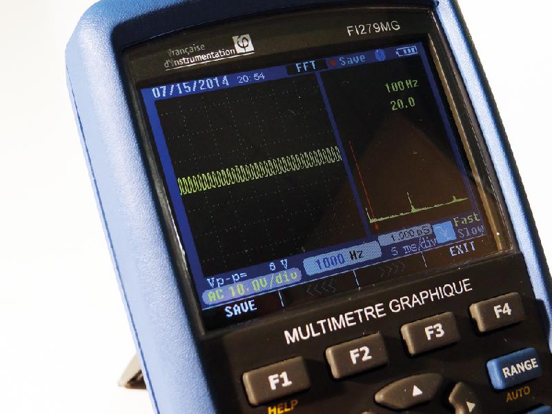 FI279MG | Multimètre numérique portable graphique - TRMS AC+DC - 50 000 points - Fonction oscilloscope 1 voie 10 MHz - Interface Bluetooth_1