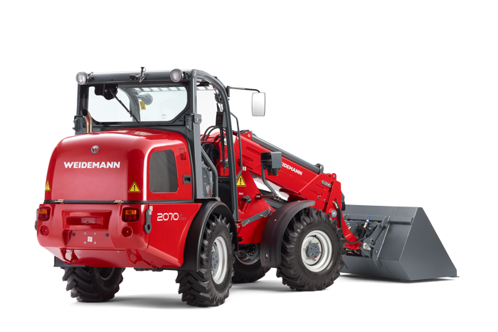 Mini-chargeuse 3.8t - Weidemann 2070 CX LP T - Télescopique avec grande hauteur de levage et portée_1