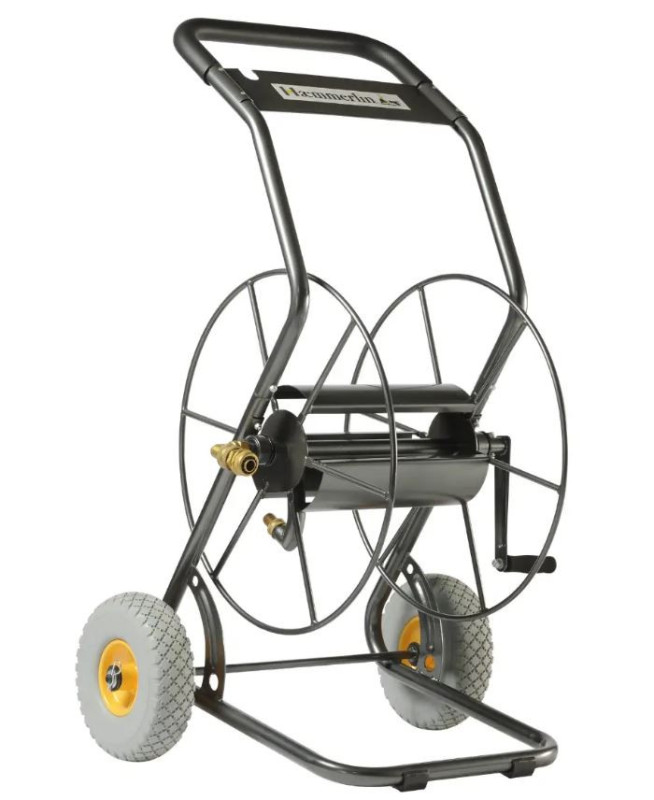 Devidoir tuyau d'arrosage haemmerlin 2 roues increvables 85m diam 19mm_1