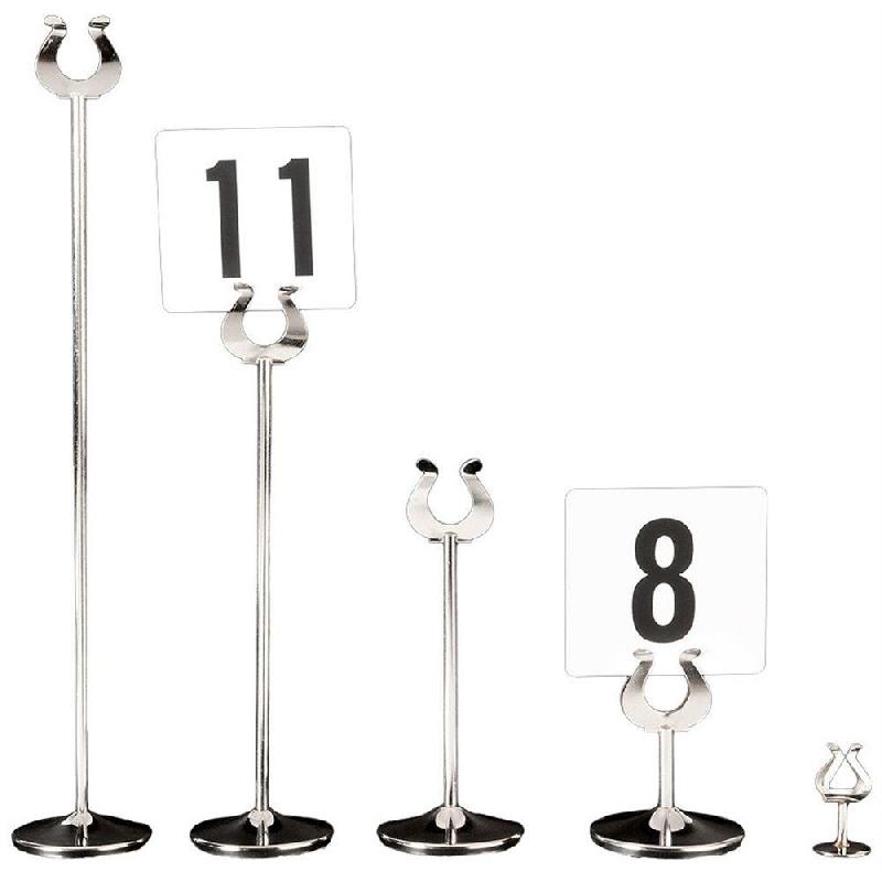 Porte-étiquettes numéros de table 19,5cm inox_1