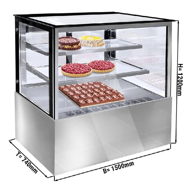 Vitrine réfrigérée avec service arrière 150 cm_1