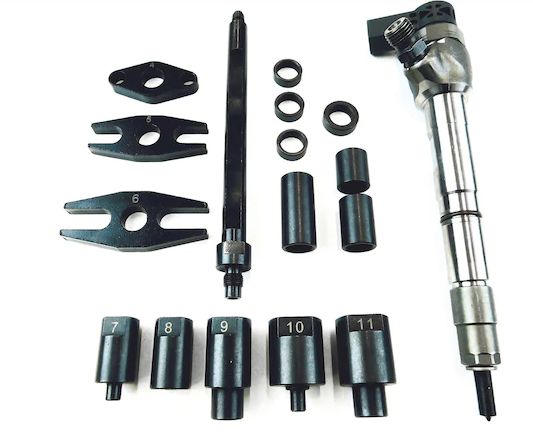 Compressiomètre Wurth - pour moteurs diesel - pression max. 40 bar - kit complet 40 pièces_1