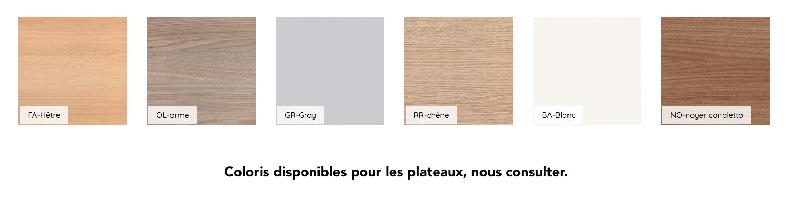 Bureau vague Idea - Quadrifoglio - 160, Blanc, Droite_1