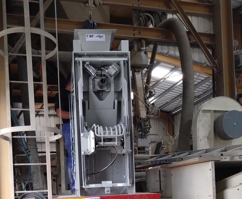 Ensacheuse ciment Flo 10 - sacs à valve de 25kg avec barrières de sécurité et interface tactile_1