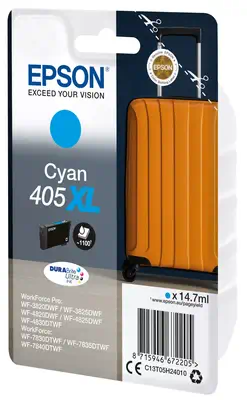 Epson Singlepack Cyan 405XL DURABrite Ultra Ink_1