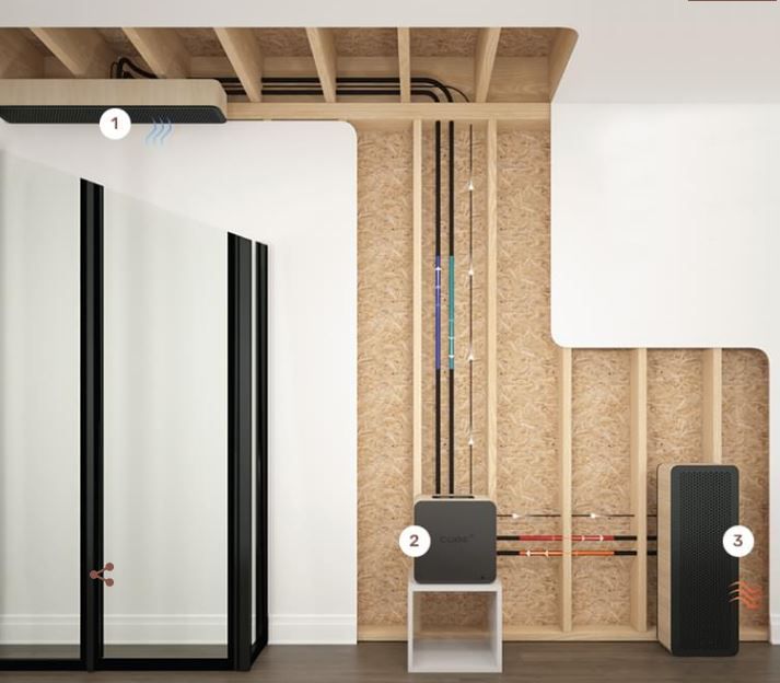 Cube - climatiseur de cave à vin - the wine square - le plus silencieux, le plus durable et le plus précis_1