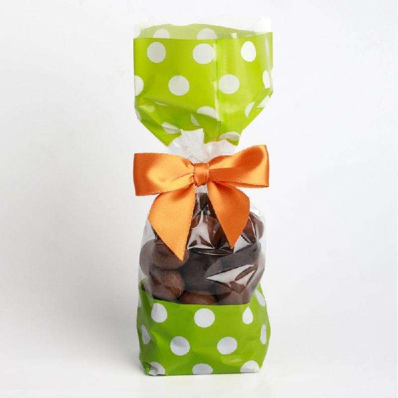 Sachet confiseur imprimé 12 x 26 cm avec fond carton - par 100_1