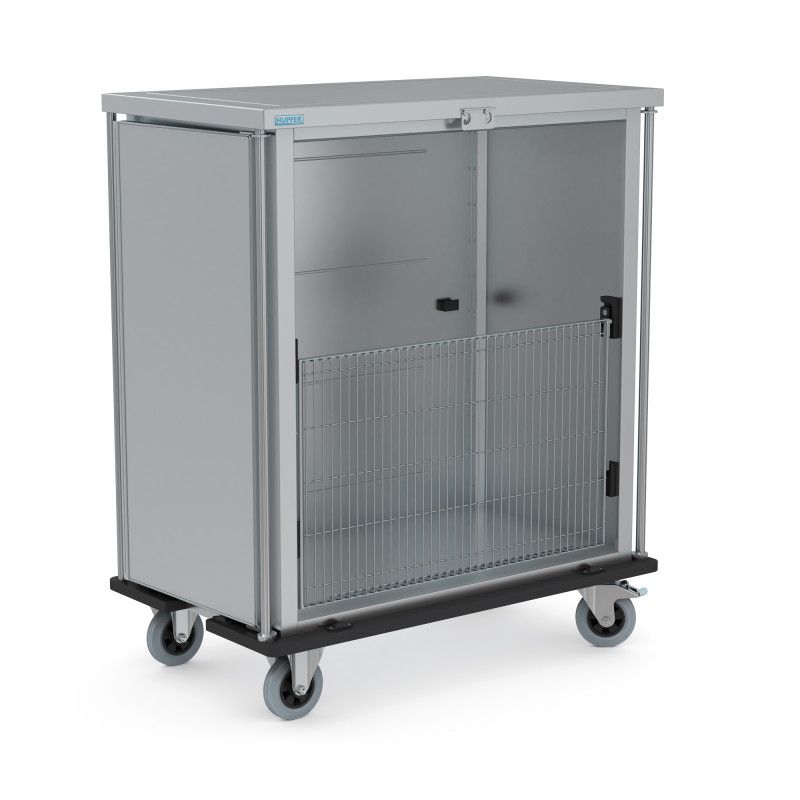Chariot médical STW/S-9 - Hupfer - Acier inoxydable - Dimensions utiles 600 × 300 mm - Capacité 9 STE_1