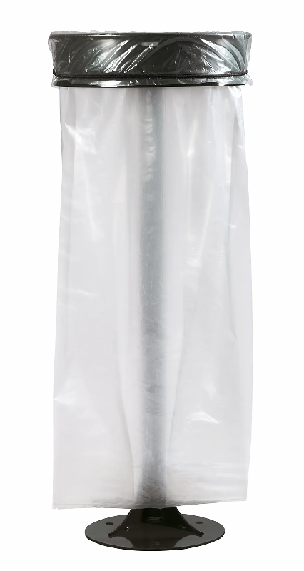 Support sac ecollecto essentiel sur poteau platine_1