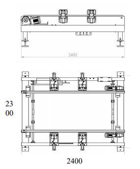 Têtes de marquage à chaud combiné 1F - Machines pour palettes - Platon - 900 kg - Dimensions des palettes : 1400 x 1300 mm max_1