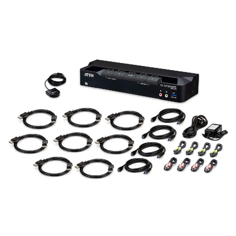 ATEN CS1944DPA Commutateur KVMP à 4 ports USB 3.0, DisplayPort 8K, double écran_1