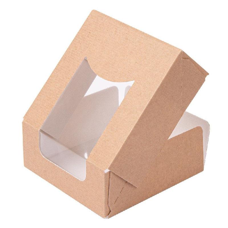Boîte kraft The Pack carton ondulé nano micro 10x10x4cm - par 50_1