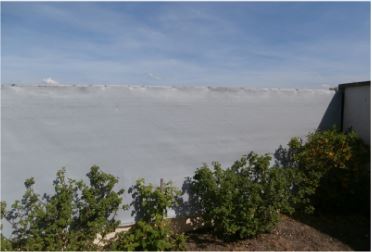 Brise vue pour balcon - Rouleau de 50m - Hauteur 1m - Gris clair S-F1090DT-100GRIS - Occultation 92% - Polyéthylène 230g/m² - Anti-UV_1