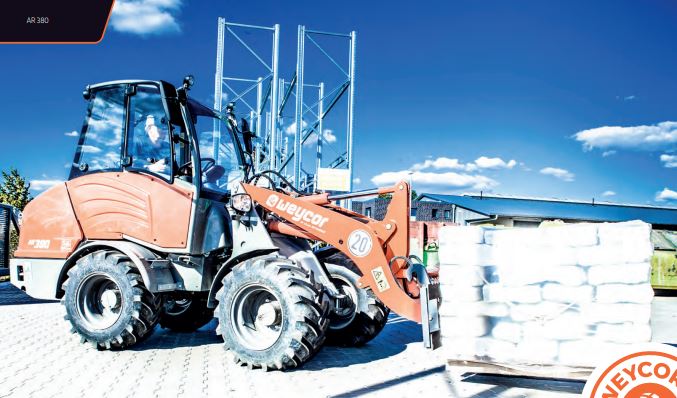 Chargeuse sur pneus - puissance du moteur 37 kw - Weycor AR 380_1