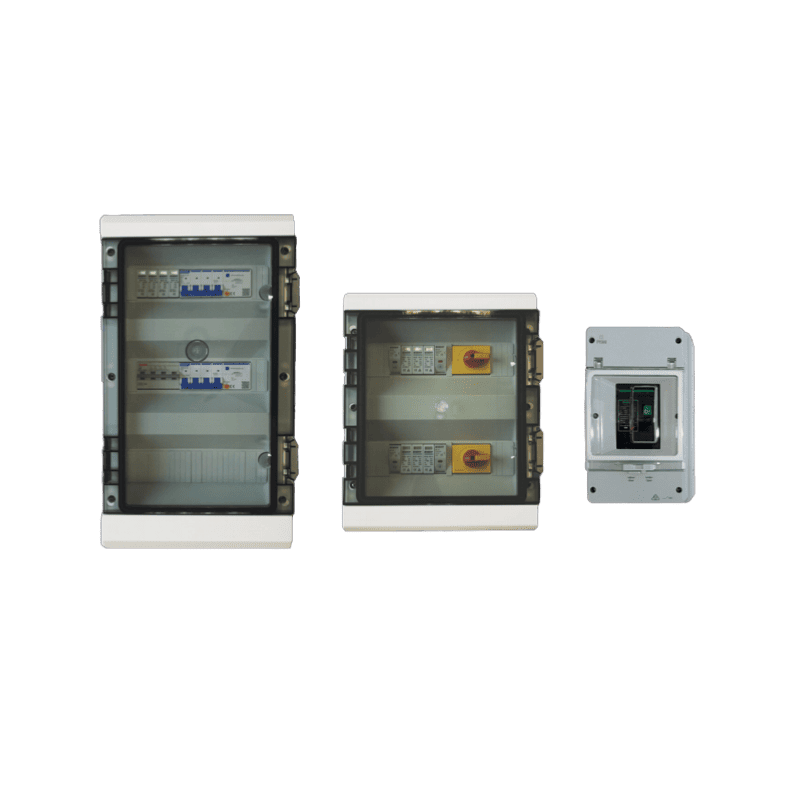 Coffret de protection électrique DC IMEON - disjoncteurs, parafoudres et inverseurs de source pour installations solaires_1