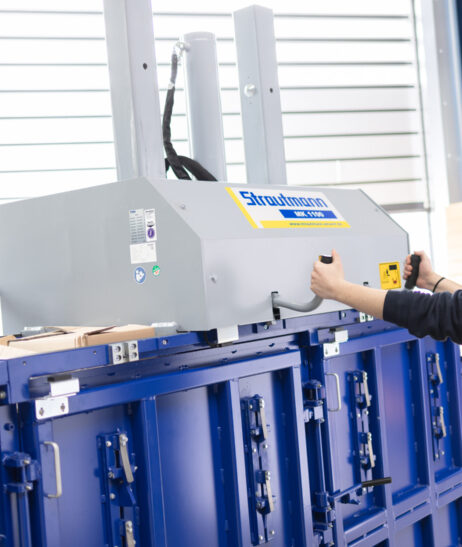 Système de presse multi-compartiments pour tri sélectif et recyclage