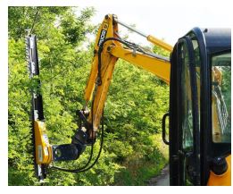 Outil de coupe hydraulique pour mini-pelle avec diamètre jusqu'à 4 cm