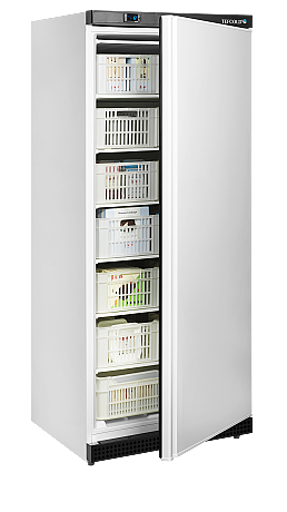 Armoire réfrigérée négative avec paniers - 555 L - Froid statique - Blanc | Tefcold - UF600W_1