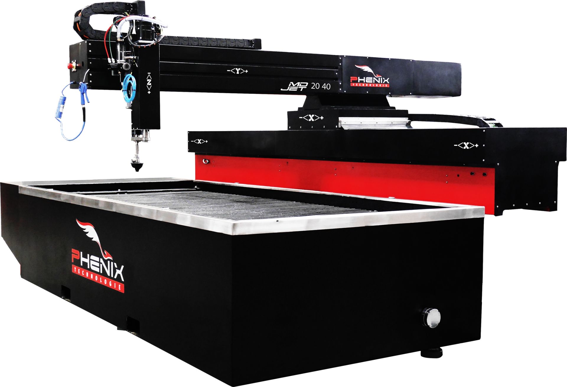 Machine de découpe jet d'eau MD JET - Phenix Technologie - Précision durable et bâti en fonte d'acier_1