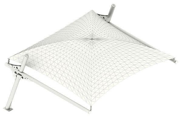 Abri pour station de lavage shelter - abri design - longueur 6 à 10 m - hauteur 4 à 6 m_1