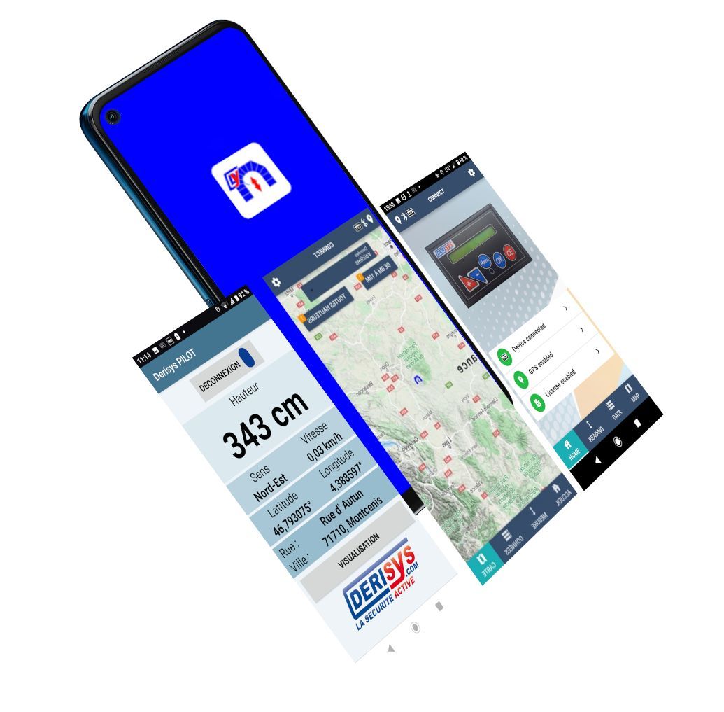 Mesureur de hauteur anticollision ponts et tunnels pour les camions OGP Camion_1