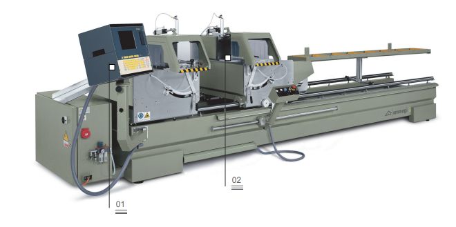 Radial Star - Tronçonneuse à double tête Emmegi - Coupe utile 4/5/6 m avec mouvement radial et pivotement intérieur_1