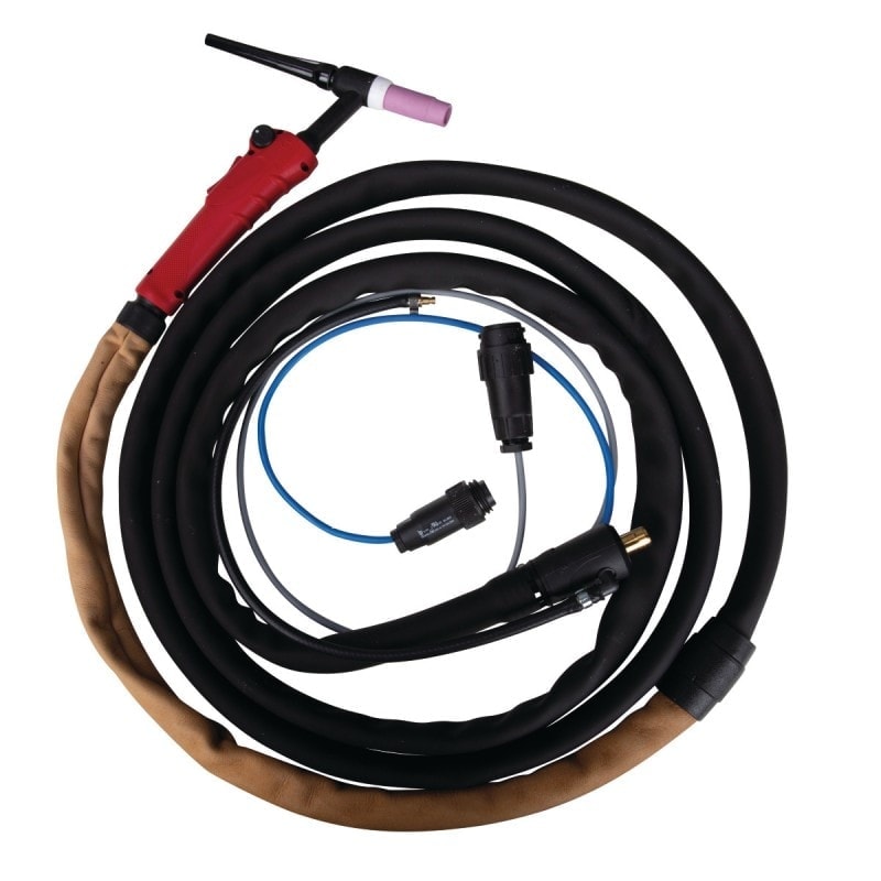 Torche de soudage TIG refroidie au gaz Schweisskraft SSR17DD 8m - compatible PRO-TIG 160 DC / PRO-TIG 170 DC - réf. 1100178_1