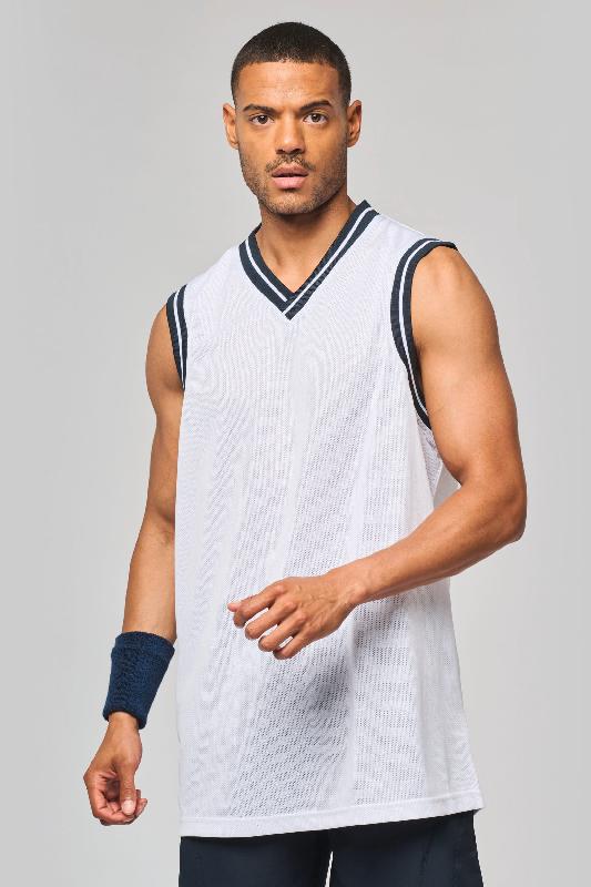 Débardeur university - Réf: PA4004 - 100% polyester, maille ajourée, encolure en V - Marque Proact_1