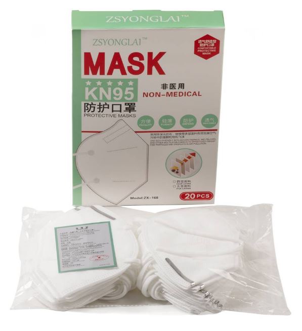 Masques buccaux kn95 - 20 pièces_1