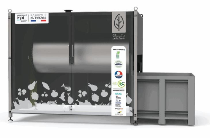 Station de compostage pour la valorisation in situ de vos biodéchets en milieu urbain_1