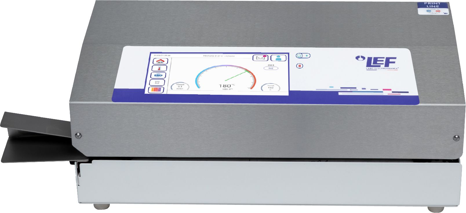 Thermosoudeuse e-PRINT - tablette tactile 7 pouces - traçabilité et impression sur sachets pelables_1