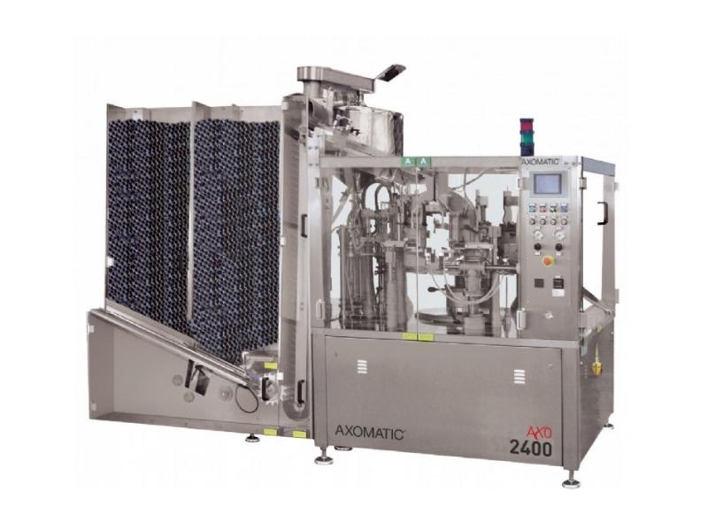 Tubeuses AXO - Machines à mouvements alternés pour tubes PE, laminés ou aluminium - Cadence jusqu'à 12 000 tubes/heure_1