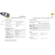 Système d'entraînement tambour moteur 113S pour applications diverses