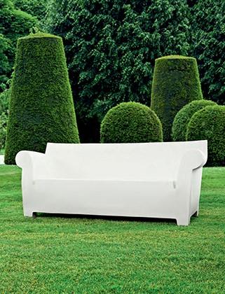 Canapé Bubble Club - Starck - 2 places en polyéthylène teinté - Résistant pour intérieur et extérieur_1