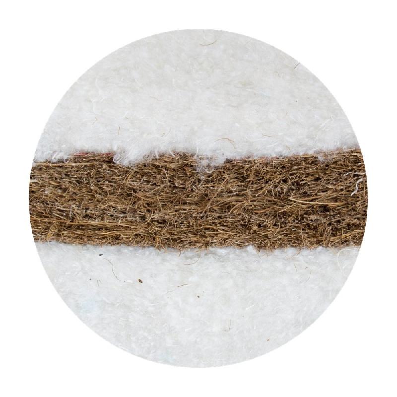 Matelas coco futon - Couleur naturel - Couchage 140 x 200 cm - 16 cm d'épaisseur - Âme en fibre de coco_1