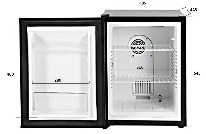 Minibar 40l peltier system l295 7013.2565 COMBISTEEL_1
