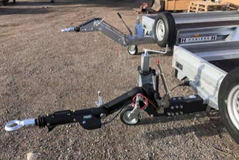 Remorque galvanisée à chaud pour transport de mini-pelles et engins divers