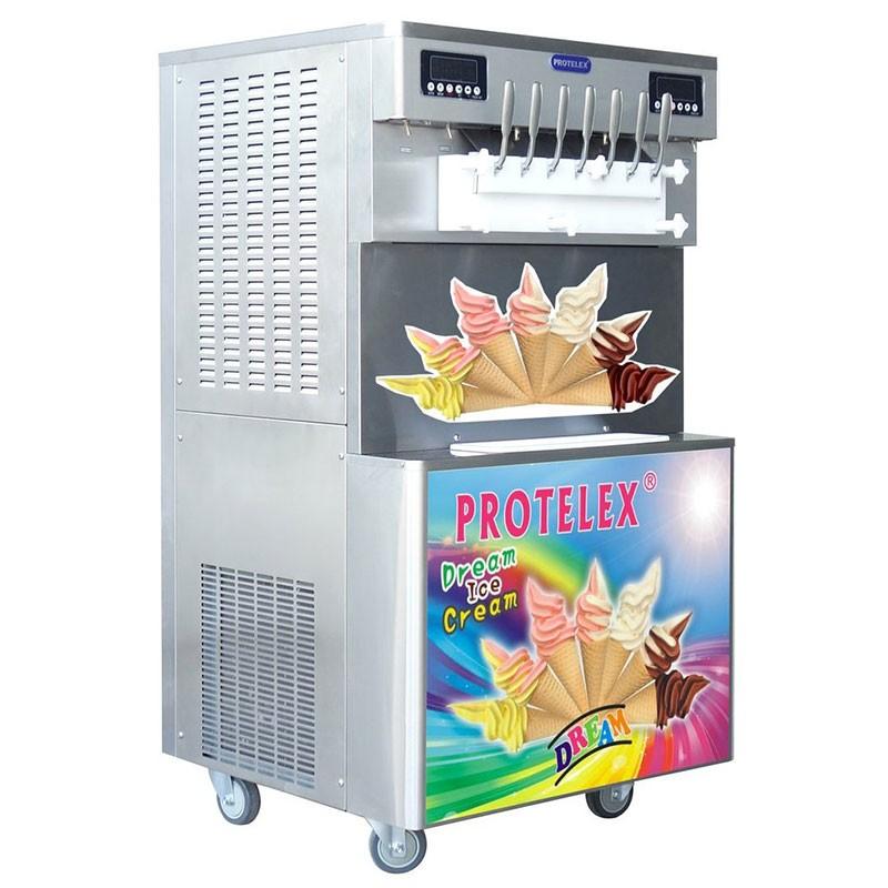 Machine à Glace Italienne 4 parfums + 3 mix - 44 L/h - refroidissement à air - 5 kW_1