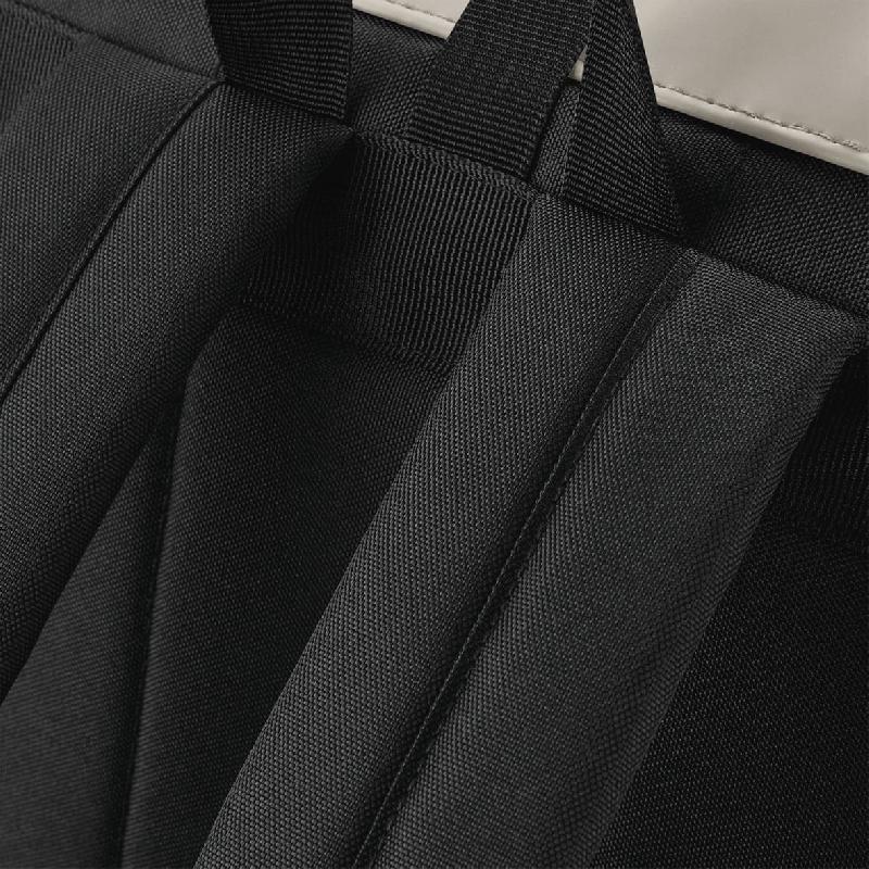 Sac à dos avec rabat roll-top en polyuréthane mat - Polyester recyclé - Réf: BG335_1