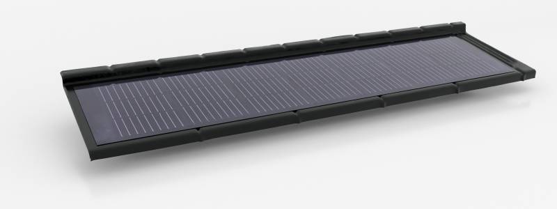 Tuile métallique photovoltaïque pour toiture - Metrotile eQUBE® - système intégré et esthétique_1