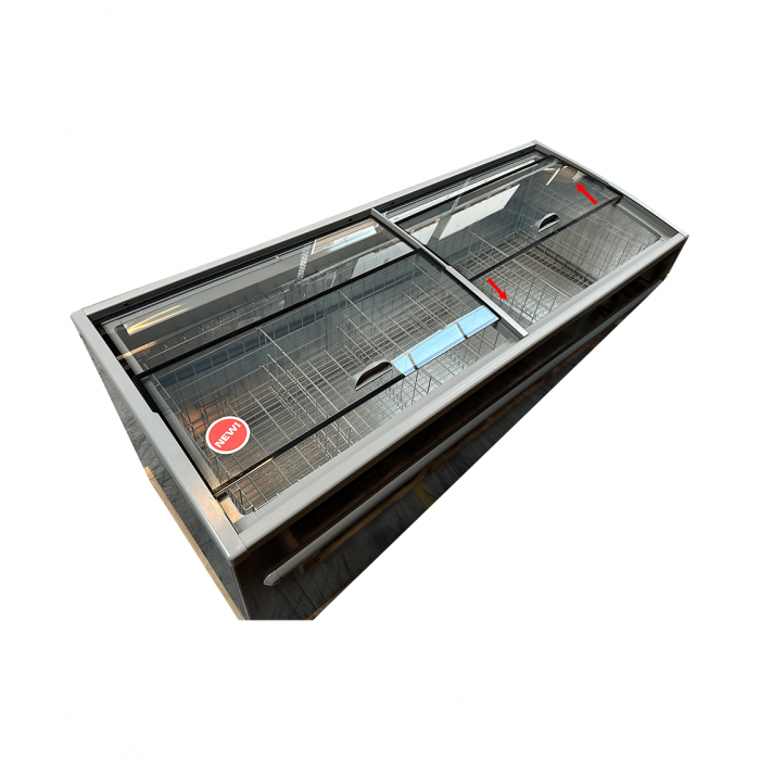Congélateur bahut pour supermarché l1450mm dégivrage automatique  7455.2665 COMBISTEEL_1