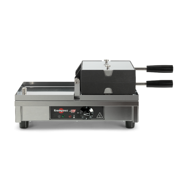 Gaufrier professionnel 4x7 Liège 180° simple G/D Krampouz_1