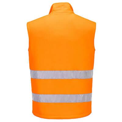 Gilet sans Manches - Polaire Haute-Visibilité - PW231 - Portwest - Orange/Noir_1