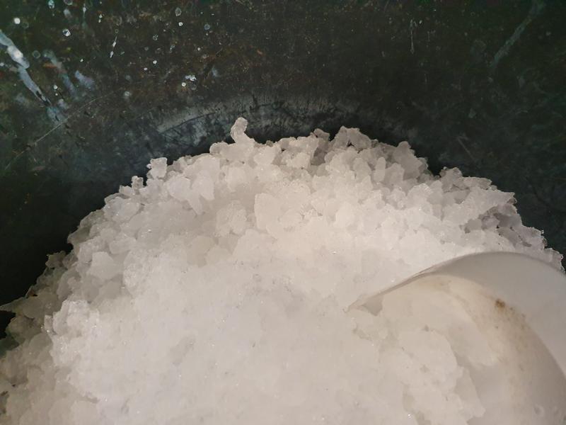 Machine à glaçons en flocons – 85 kg / 24h - Réfrigérateur en acier inoxydable 18/8 avec stockage de 20 kg_1