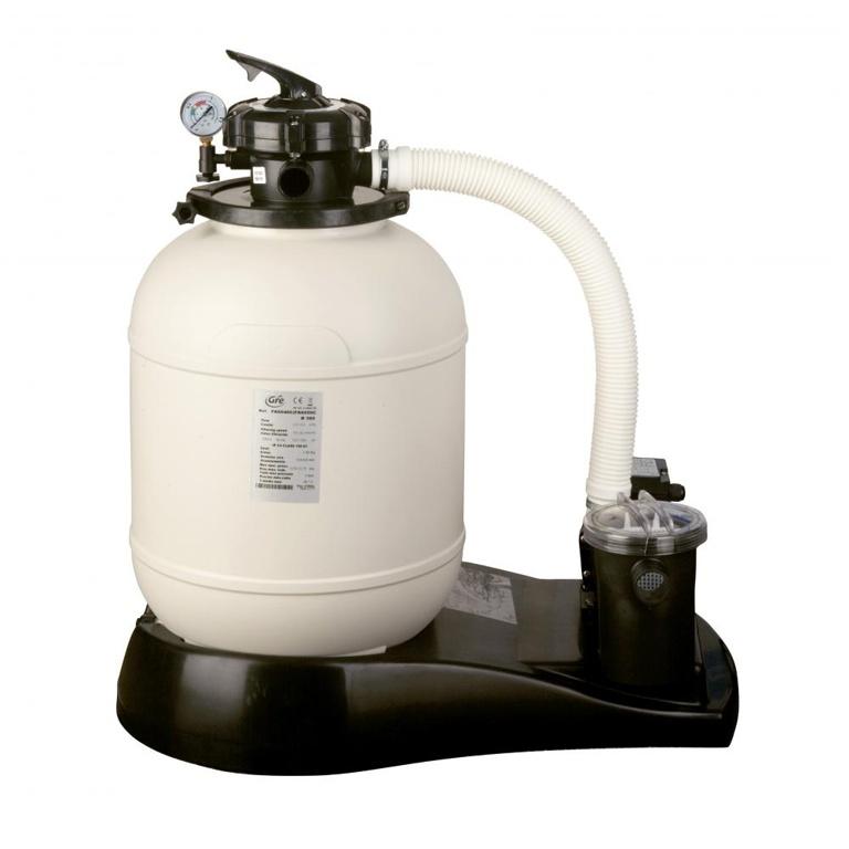 Piscine ronde acier ø5,70m x h: 1,32m - imitation bois - filtration à sable_1