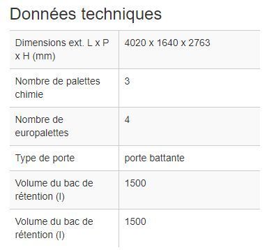 147653w - Conteneur de stockage 1p 414 - Portes battantes - Bac de rétention en acier intégré - Caillebotis galvanisés_1