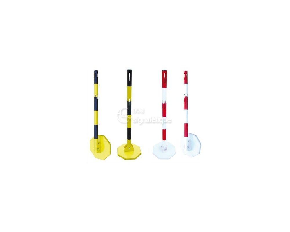1631363 poteau de signalisation - aua signalétique -  acier repliable_1