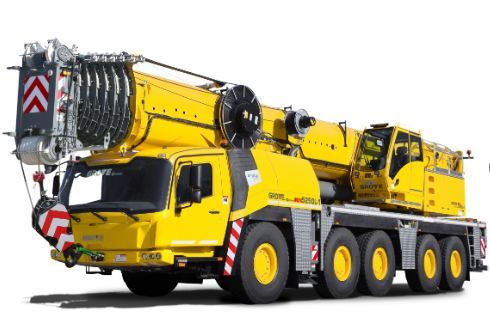 Grue automotrice GMK5250L-1 - Manitowoc Cranes - Charge maximum 250 t, 5 essieux, haute performance_1
