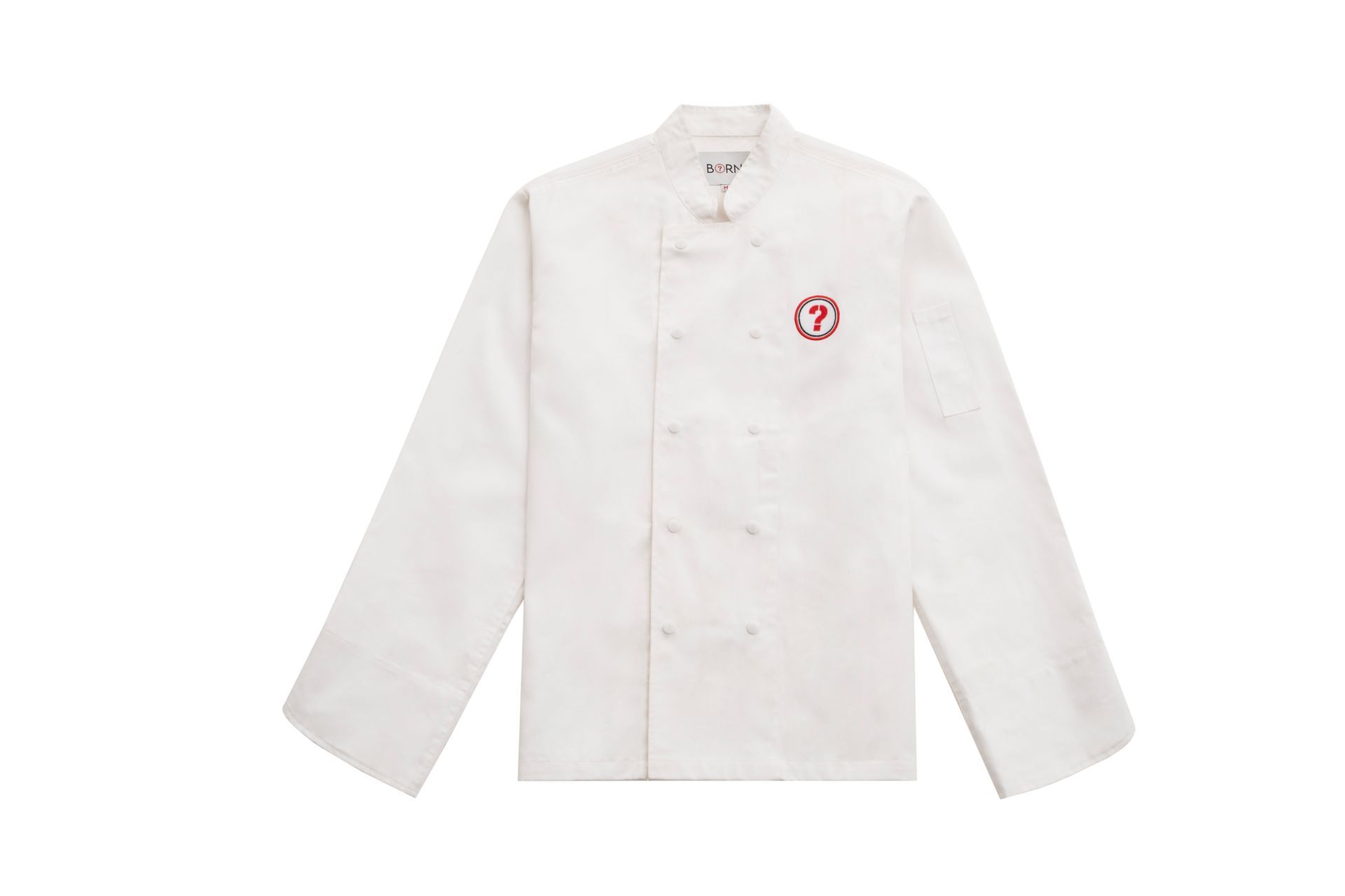 Veste de cuisine unisexe - Born Collection - personnalisable avec patch à scratch - 65% polyester / 35% coton_1